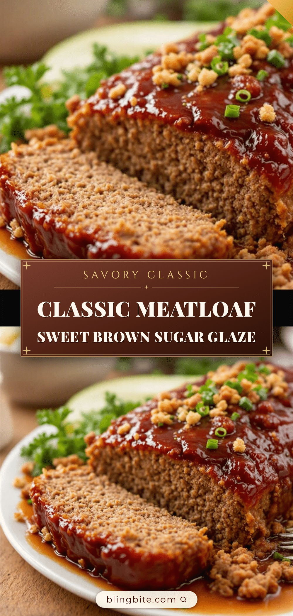 classic meatloaf with sweet brown sugar glaze recipe
