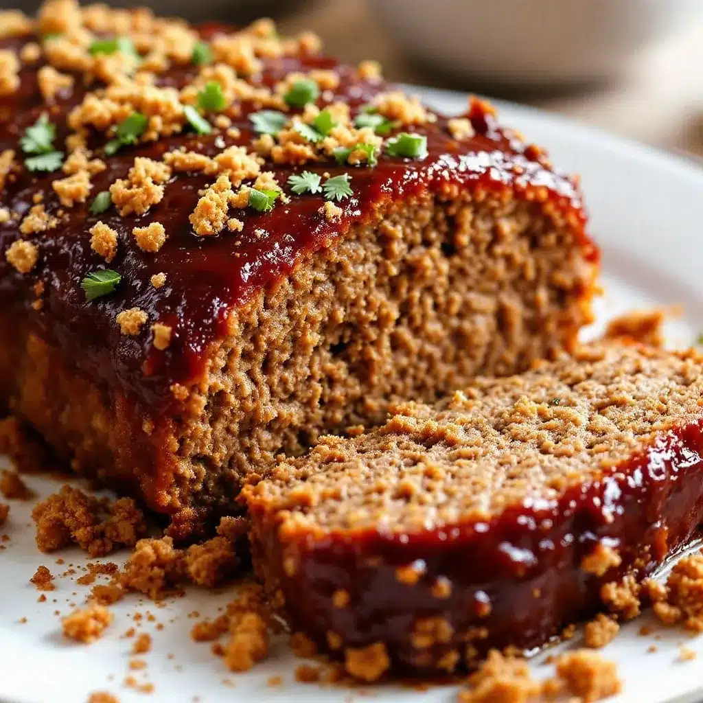 classic old-fashioned meatloaf with brown sugar glaze preparation steps