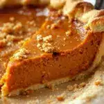 classic pumpkin pie with flaky butter crust - featured image