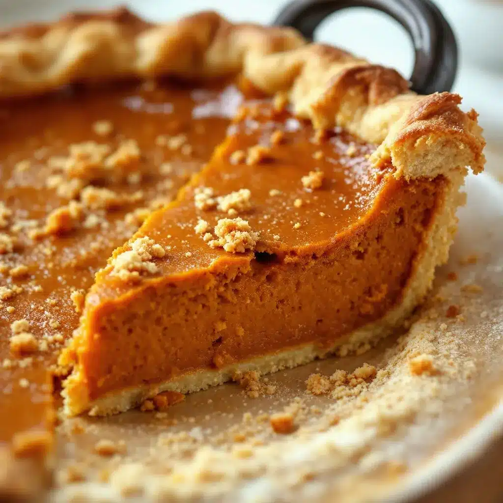classic pumpkin pie with flaky butter crust preparation steps