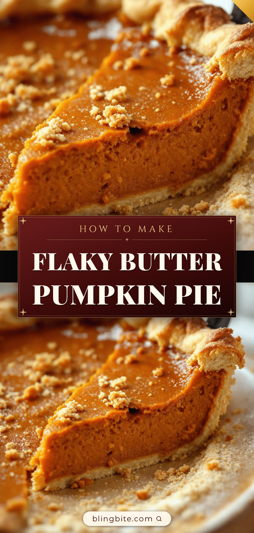 classic pumpkin pie with flaky butter crust recipe