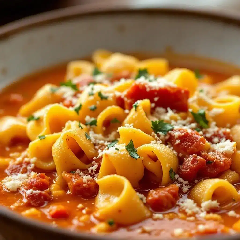 cozy lasagna soup - featured image