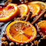 cozy mulled wine with orange and cinnamon - featured image
