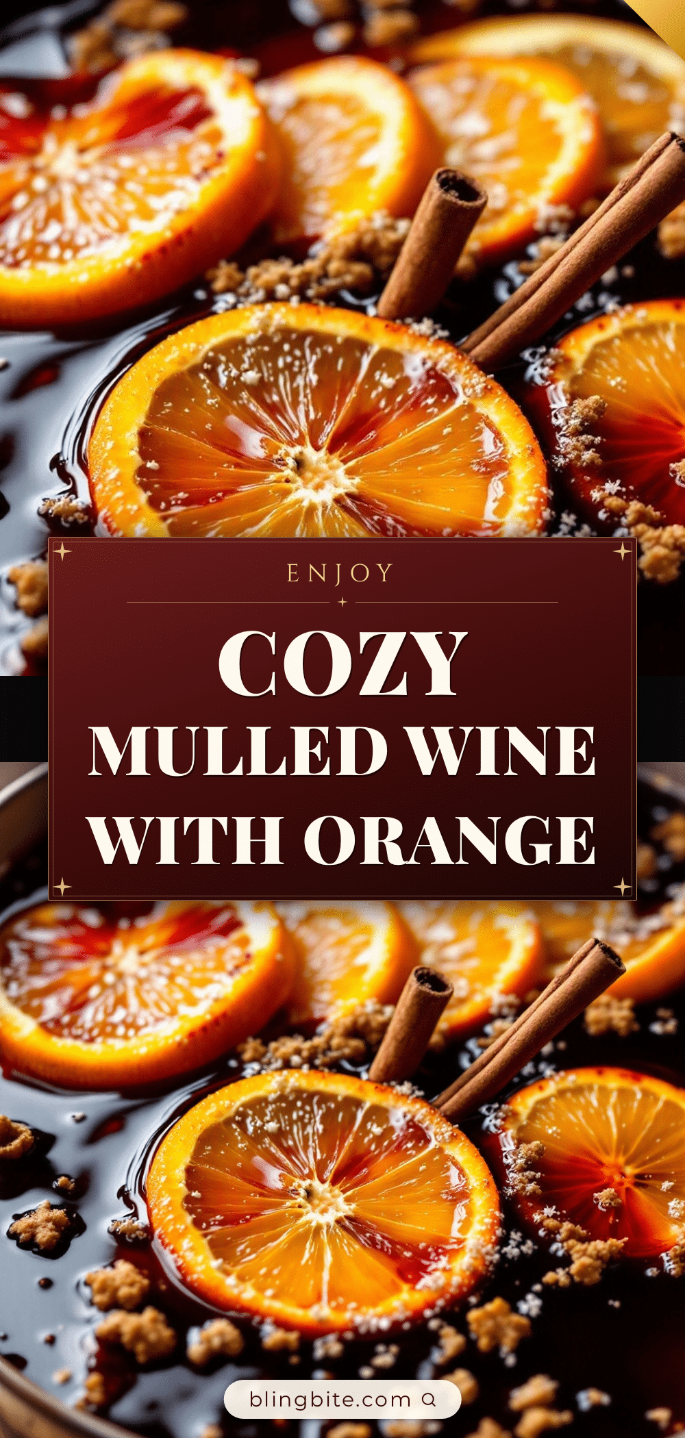 cozy mulled wine with orange and cinnamon recipe