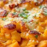 creamy butternut squash gratin - featured image