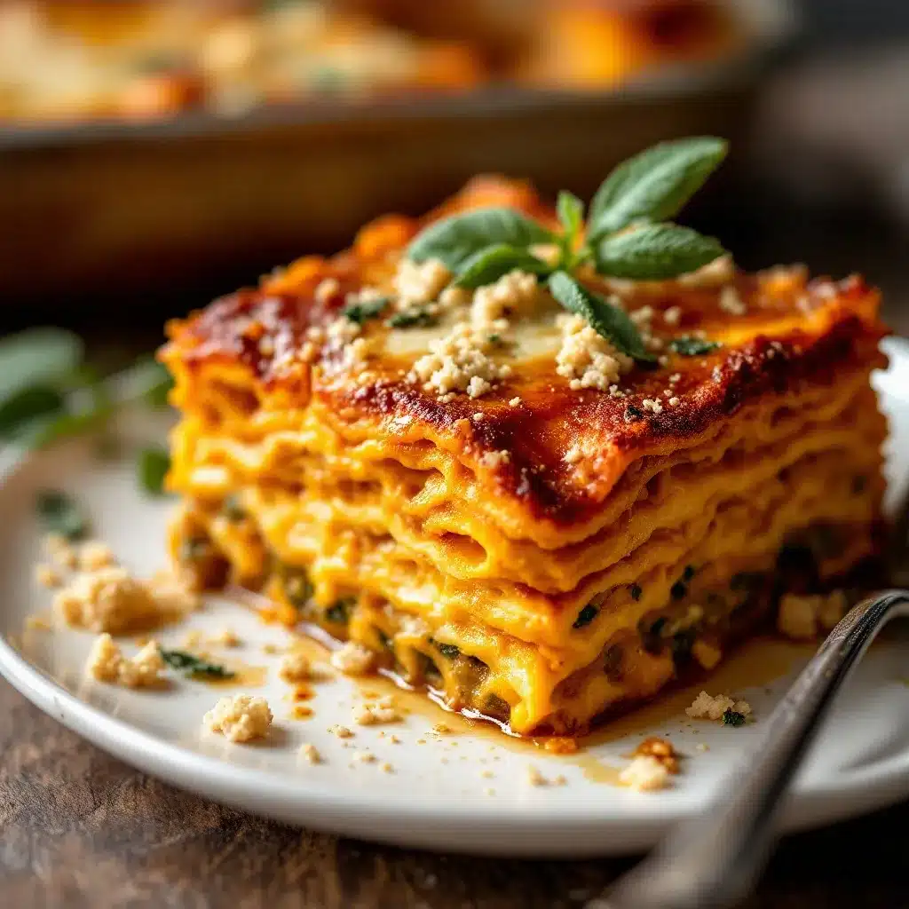 creamy butternut squash lasagna preparation steps