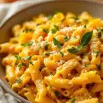 creamy butternut squash mac and cheese - featured image