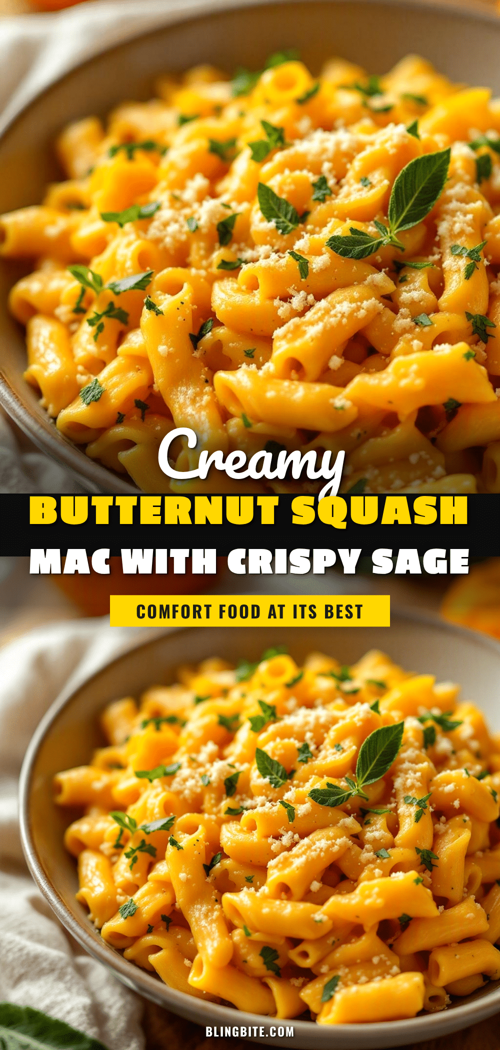 creamy butternut squash mac and cheese recipe