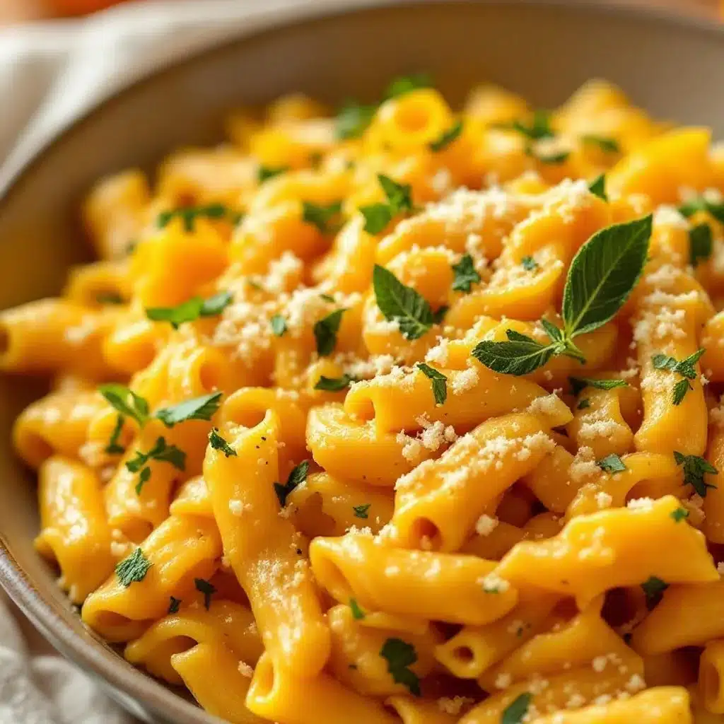 creamy butternut squash mac and cheese - featured image