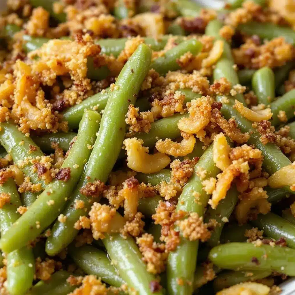 creamy green bean casserole preparation steps