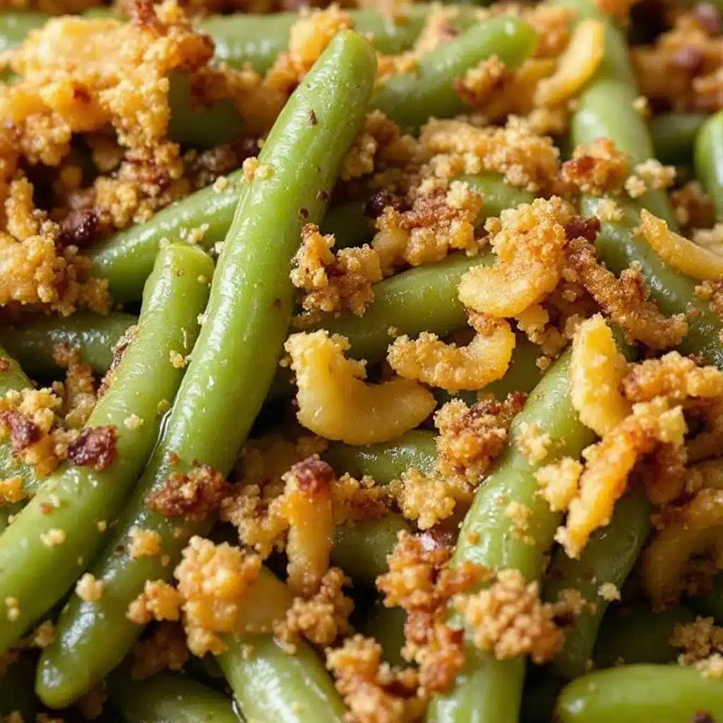 creamy green bean casserole - featured image