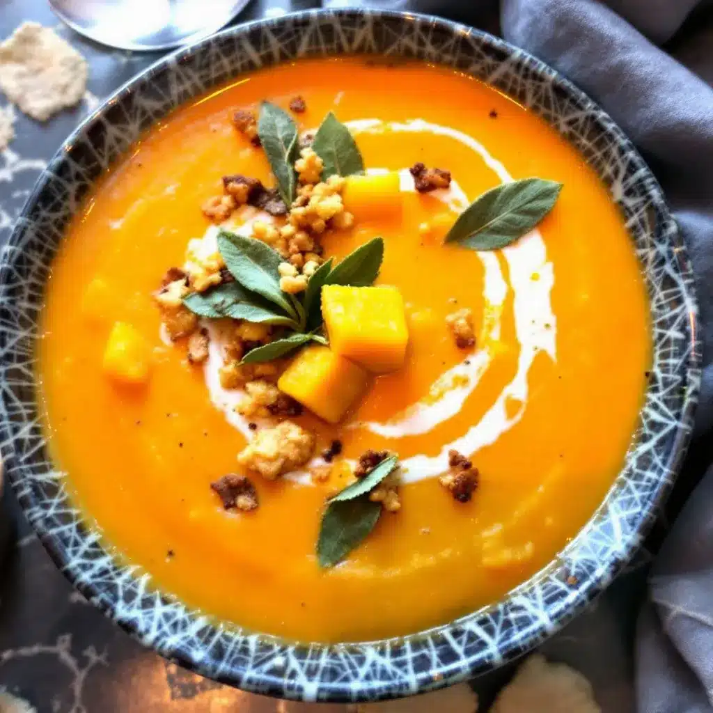 creamy honeynut squash soup preparation steps