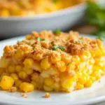 creamy jiffy corn casserole - featured image