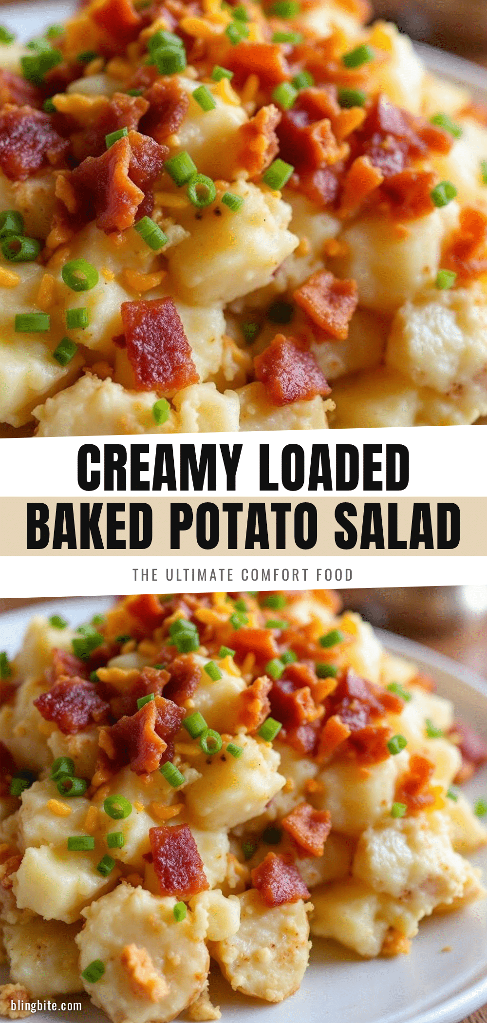 creamy loaded baked potato salad recipe
