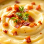 creamy loaded potato soup - featured image