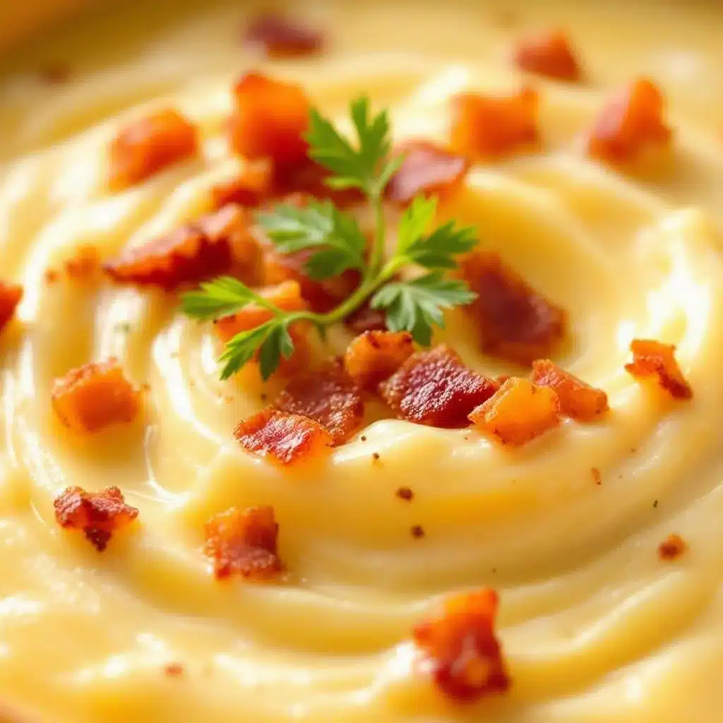 creamy loaded potato soup - featured image