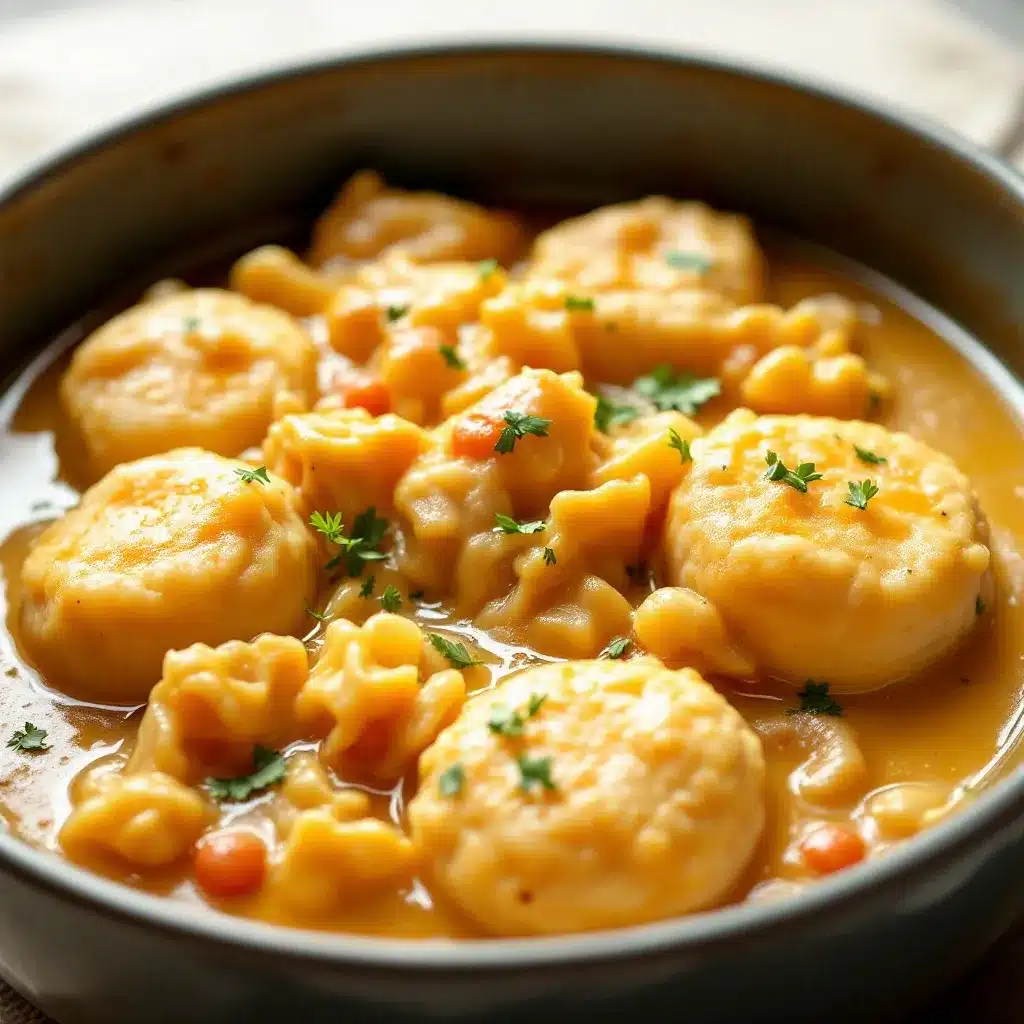 creamy one pot chicken and dumplings preparation steps