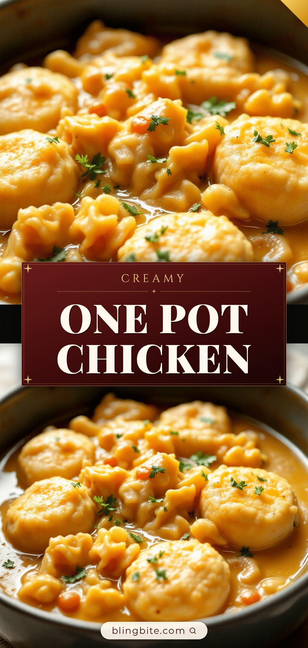 creamy one pot chicken and dumplings recipe