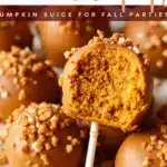 creamy pumpkin spice cake pops - featured image