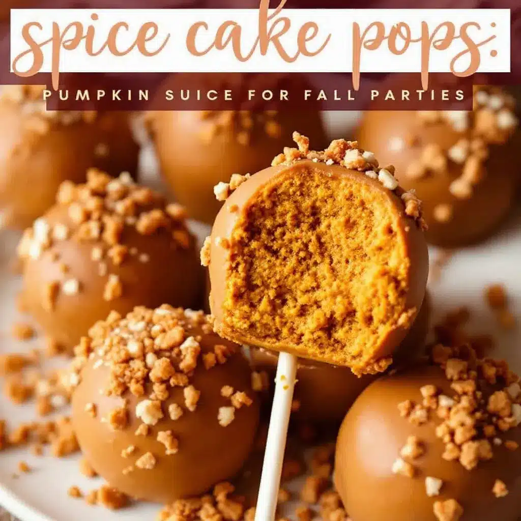 creamy pumpkin spice cake pops preparation steps