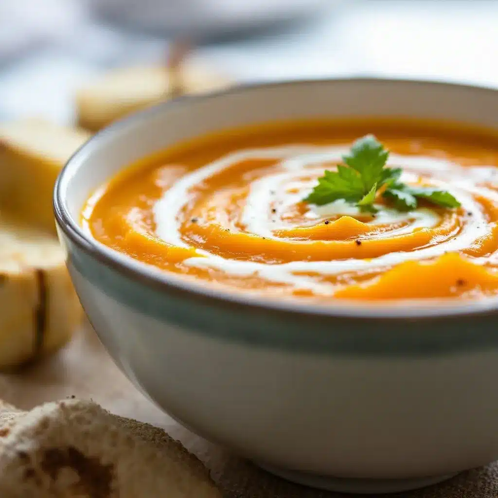 creamy roasted acorn squash soup preparation steps