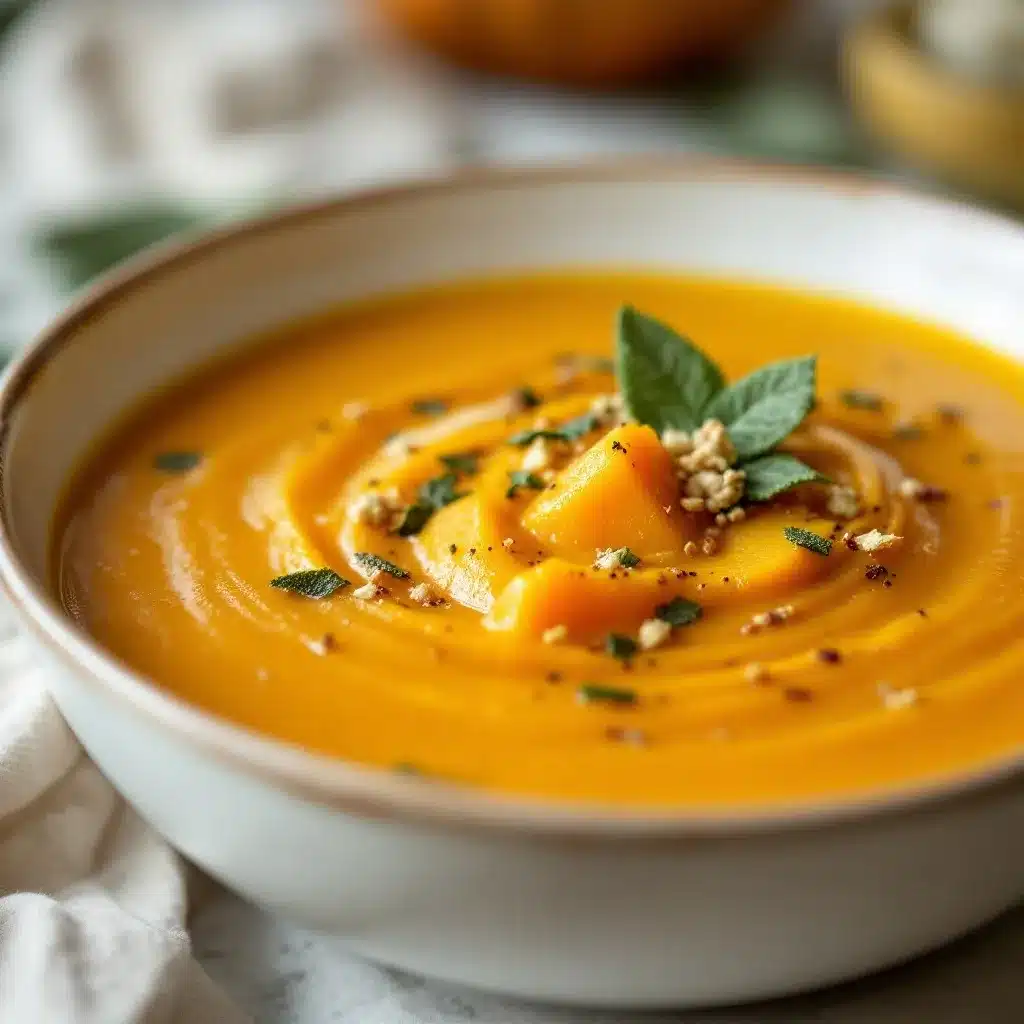 creamy roasted butternut squash soup preparation steps
