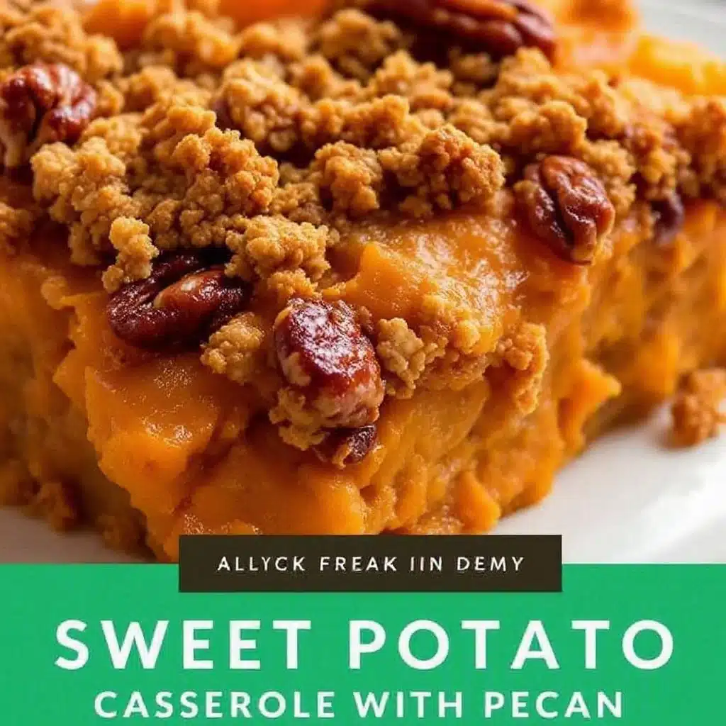 creamy sweet potato casserole - featured image
