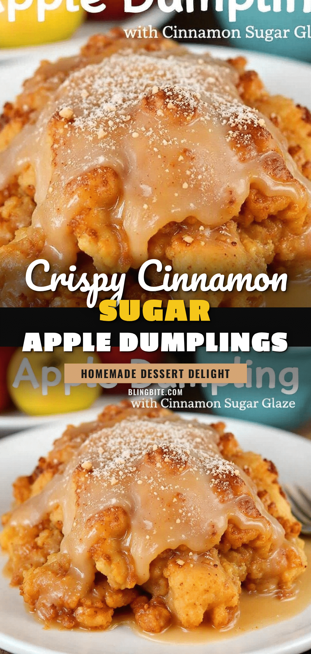 crispy apple dumplings recipe
