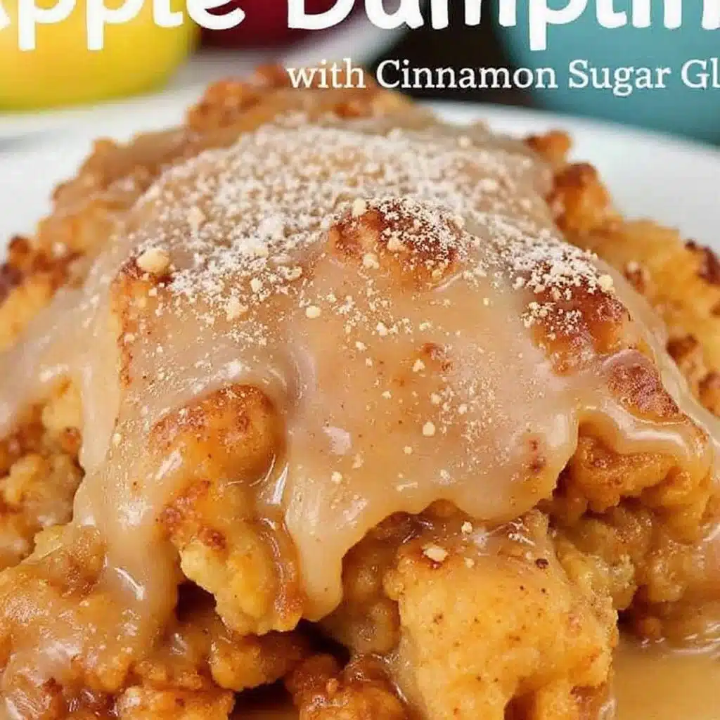crispy apple dumplings - featured image