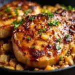 Crispy Brown Sugar Pork Chops with Apples - featured image