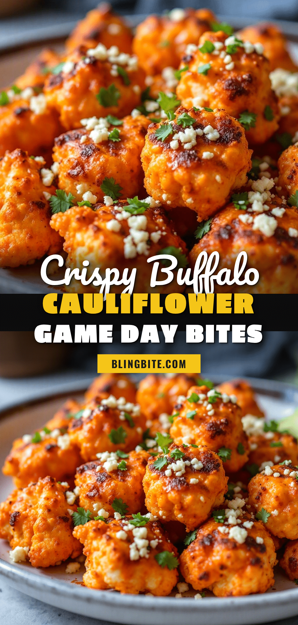 crispy buffalo cauliflower bites recipe