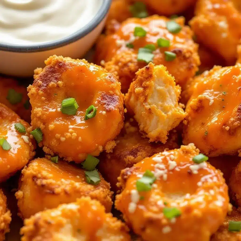 Crispy Buffalo Chicken Pretzel Bites - featured image