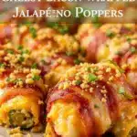 crispy cheesy bacon-wrapped jalapeño poppers - featured image