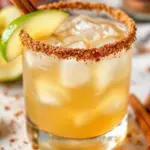 Crispy Cinnamon Apple Cider Margarita - featured image