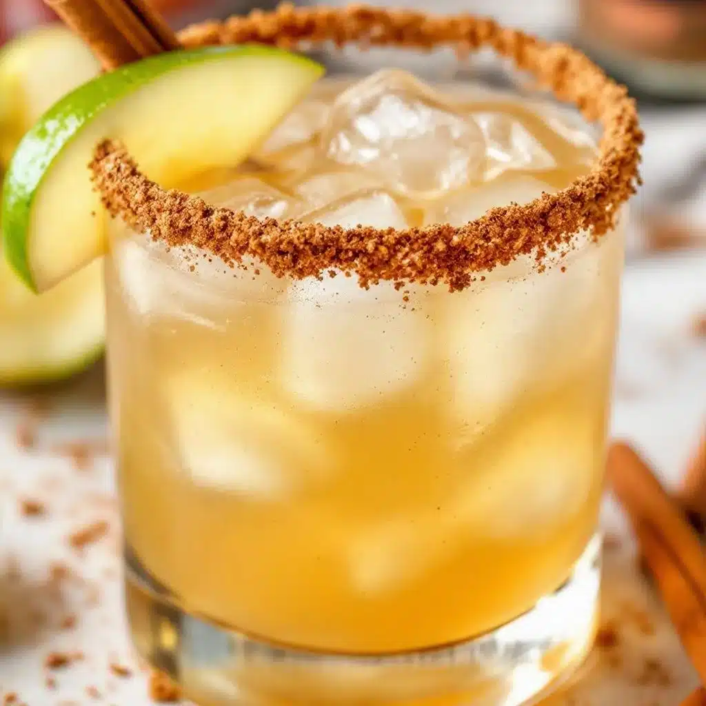 Crispy Cinnamon Apple Cider Margarita - featured image