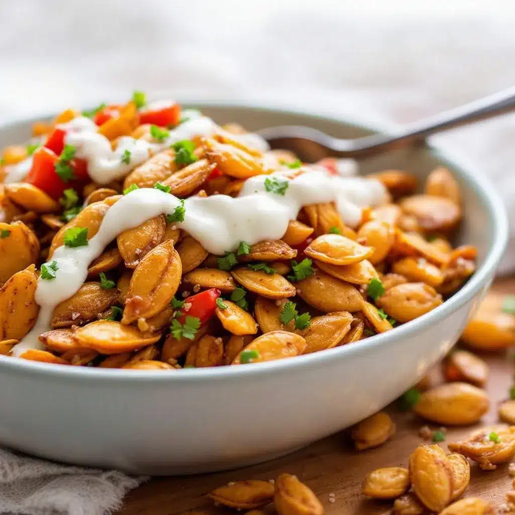 crispy cinnamon sugar baked pumpkin seeds preparation steps
