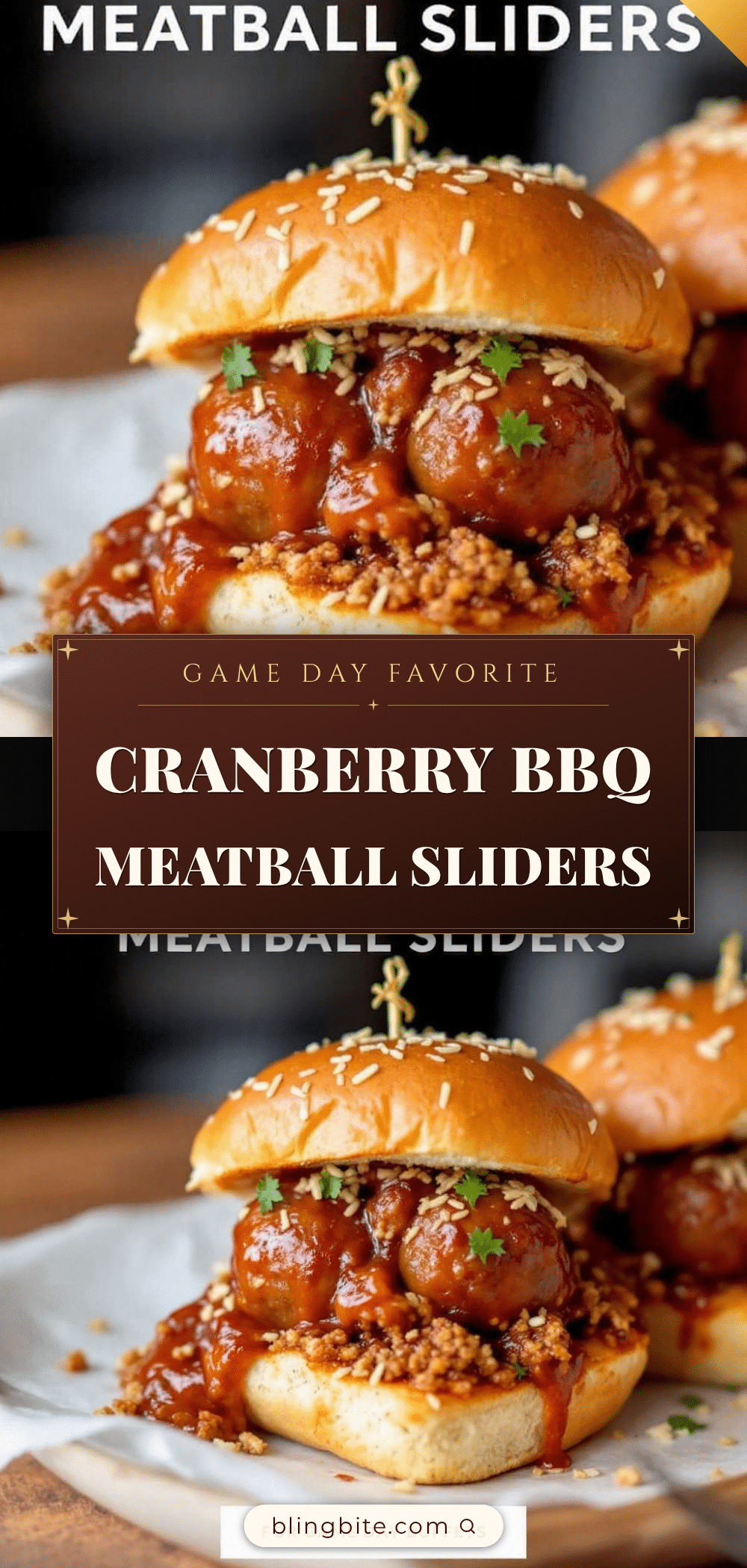crispy cranberry bbq meatball sliders recipe