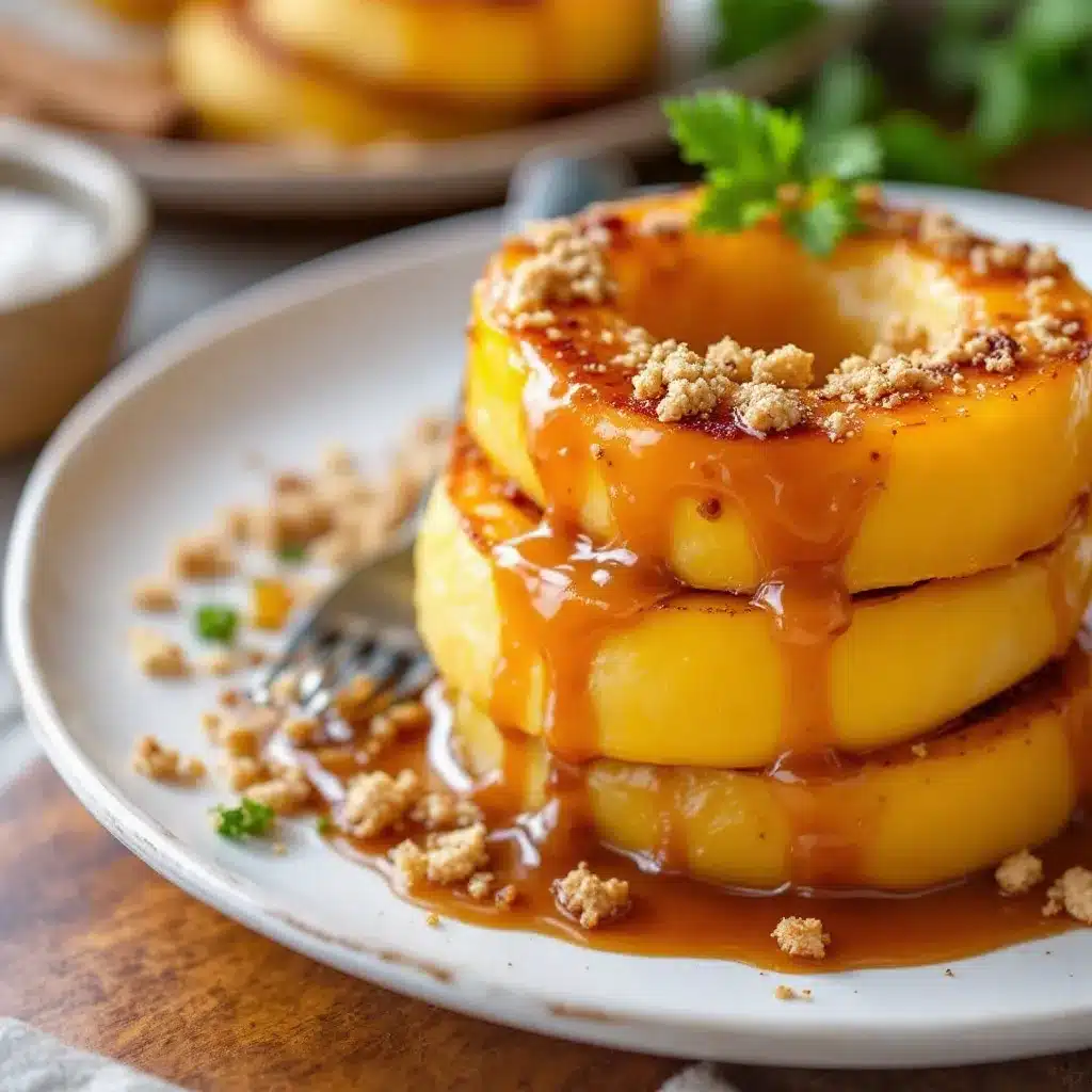 crispy delicata squash rings preparation steps