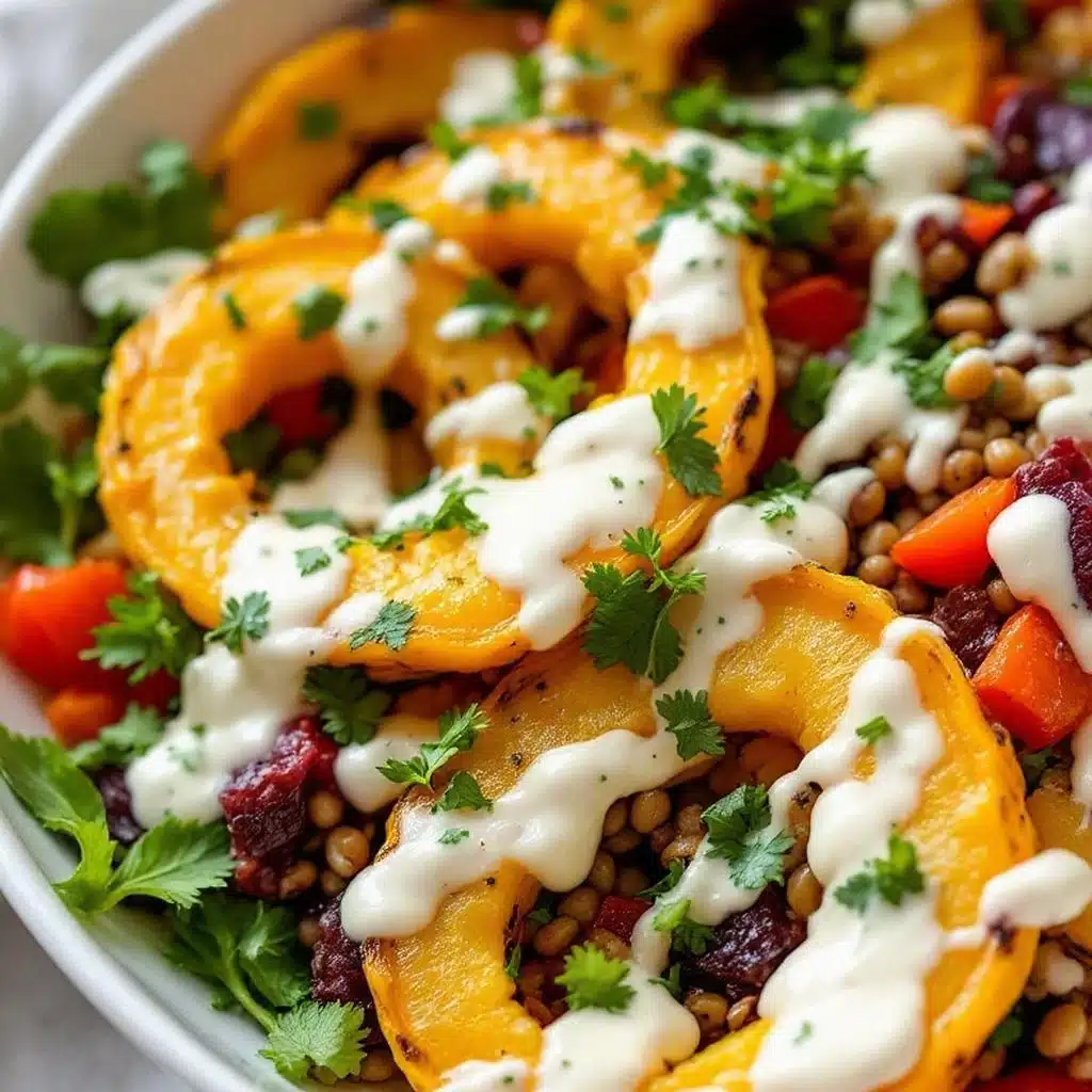 crispy delicata squash rings - featured image