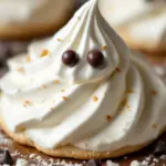 crispy ghost meringue cookies - featured image