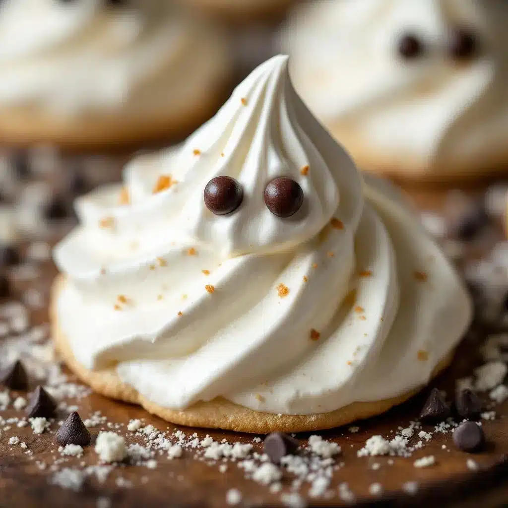 crispy ghost meringue cookies preparation steps