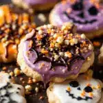 crispy halloween sugar cookies - featured image