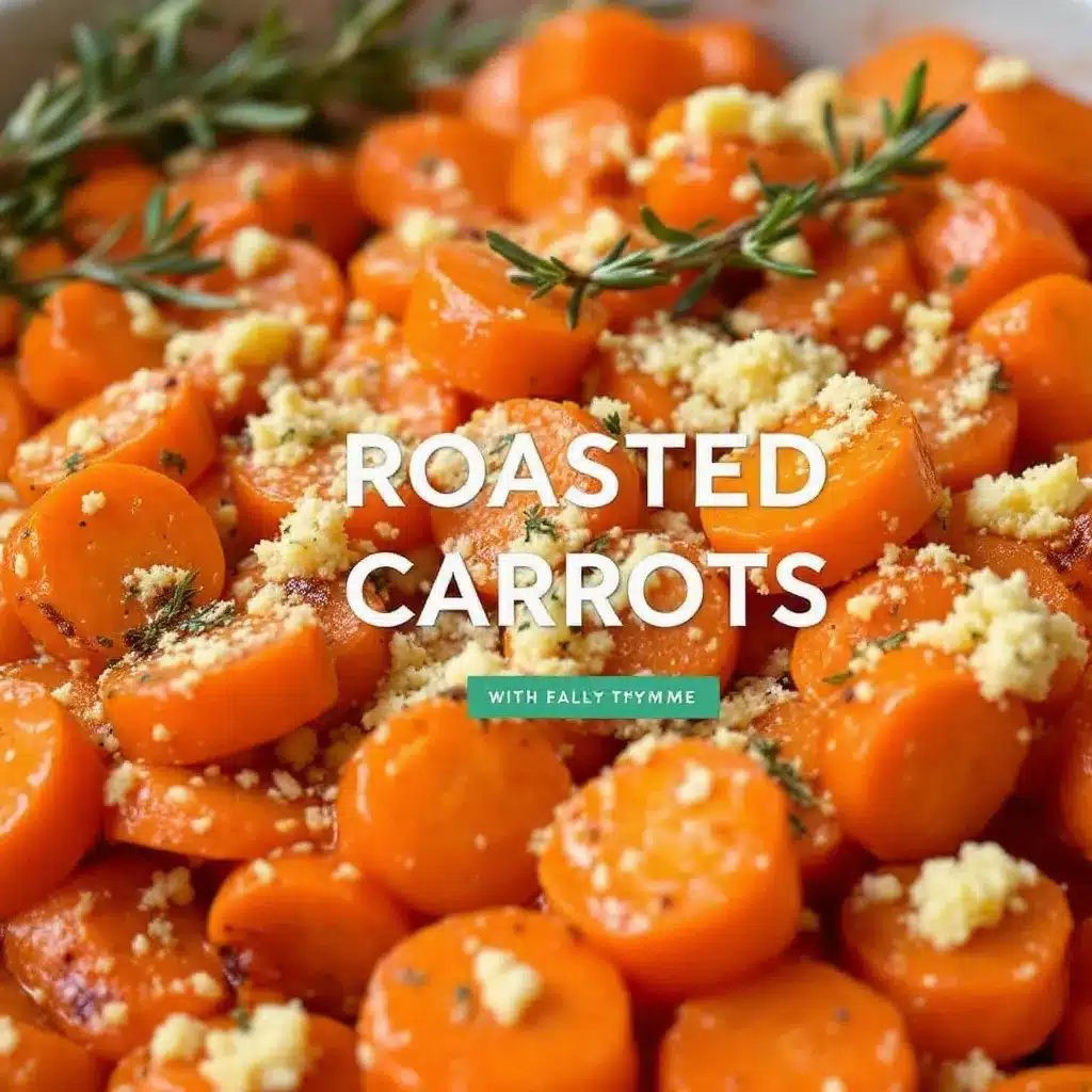 crispy herb butter roasted carrots preparation steps