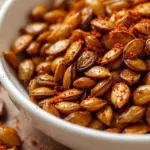crispy smoky roasted pumpkin seeds - featured image