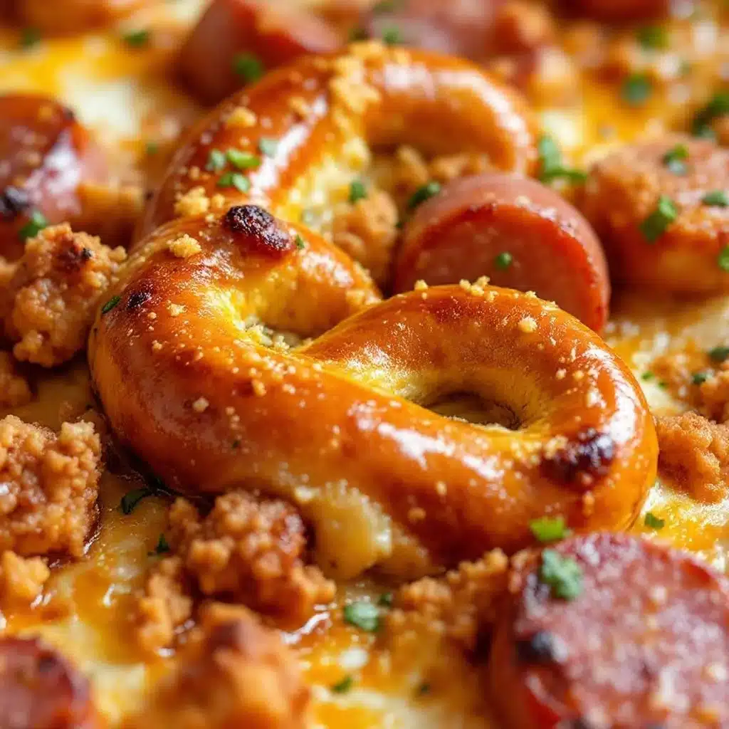 Crispy Soft Pretzel and Bratwurst Casserole - featured image