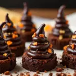 Crispy Witch Hat Brownie Bites - featured image