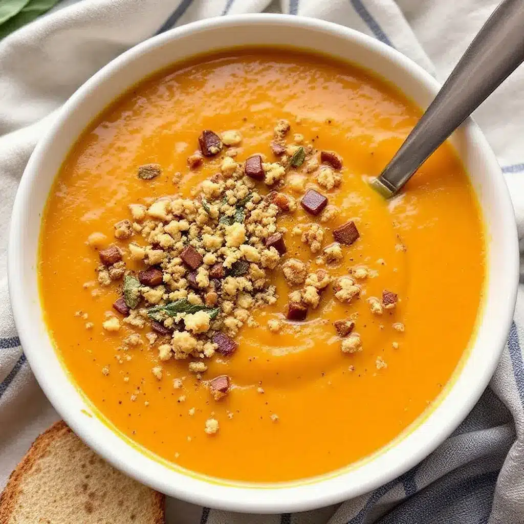 crockpot butternut squash soup preparation steps