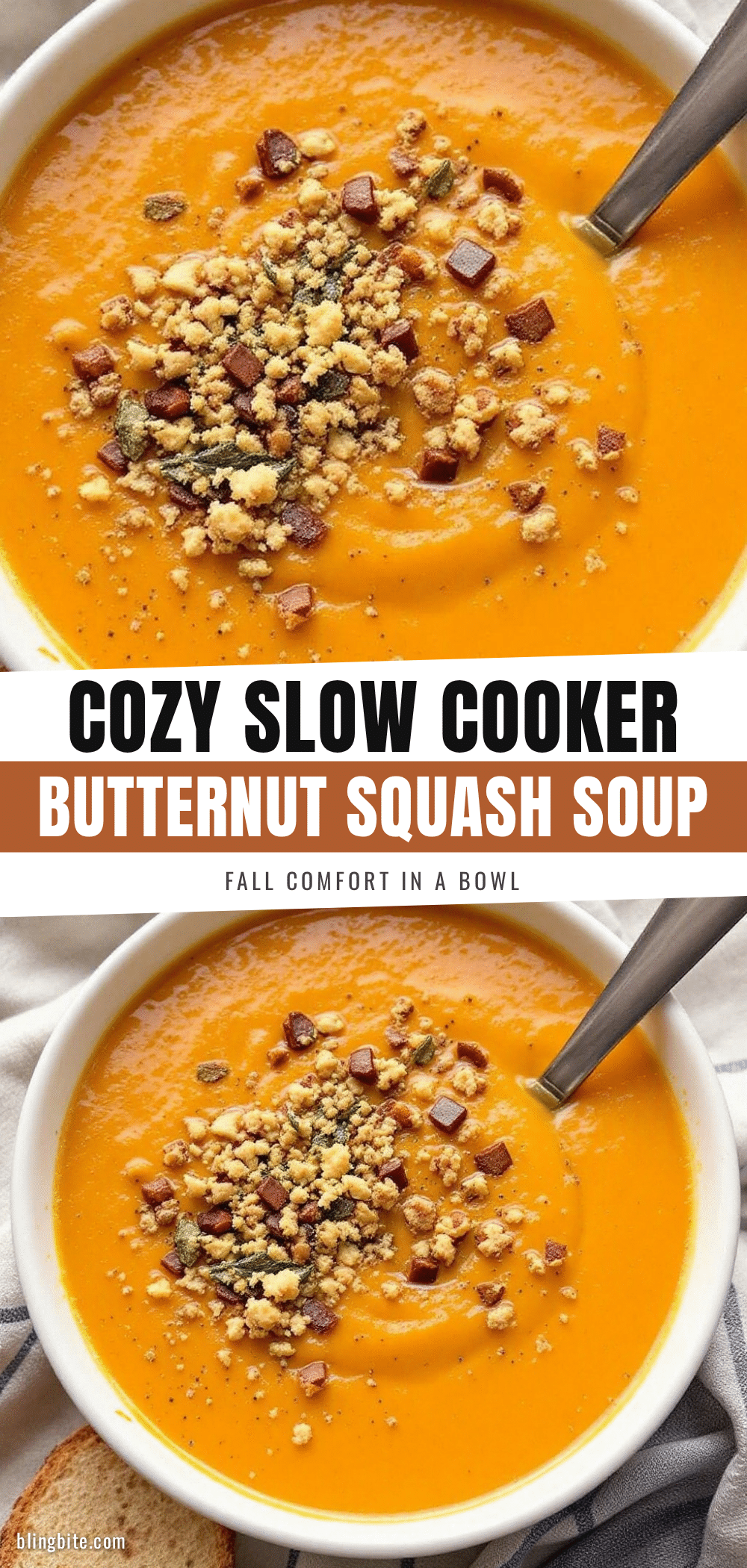 crockpot butternut squash soup recipe