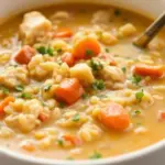 crockpot chicken and wild rice soup - featured image