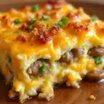 crustless breakfast casserole - featured image